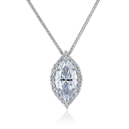 3.1 Carat Moissanite Margaux Necklace