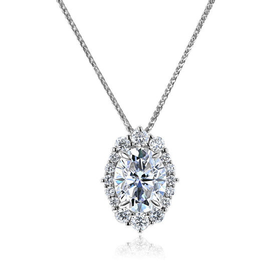 3.5 Carat Moissanite Ophelia Necklace