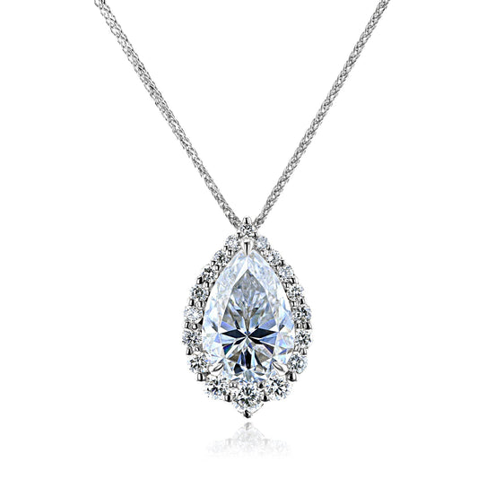 4 Carat Moissanite Phoebe Necklace