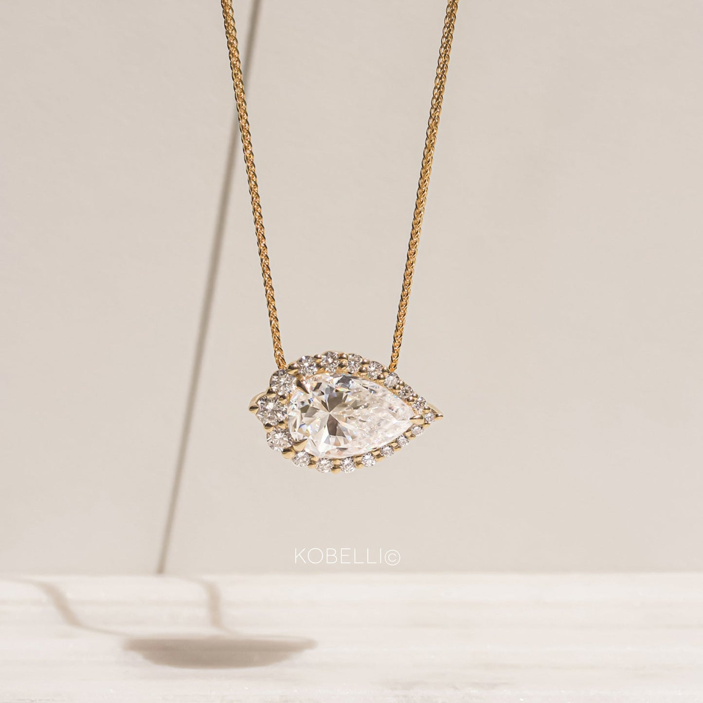 4 Carat Moissanite Phoebe Necklace