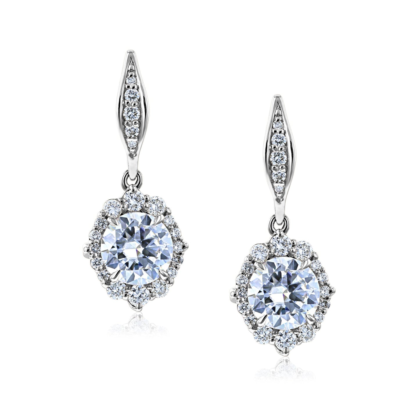 2.5 Carat Moissanite Raphaela Earrings