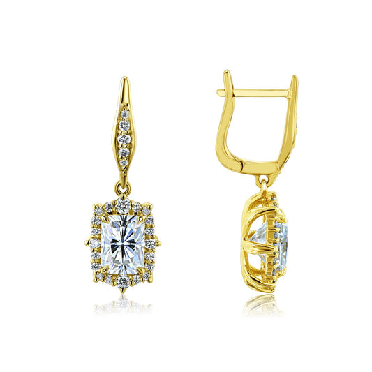2.8 Carat Moissanite Raina Earrings