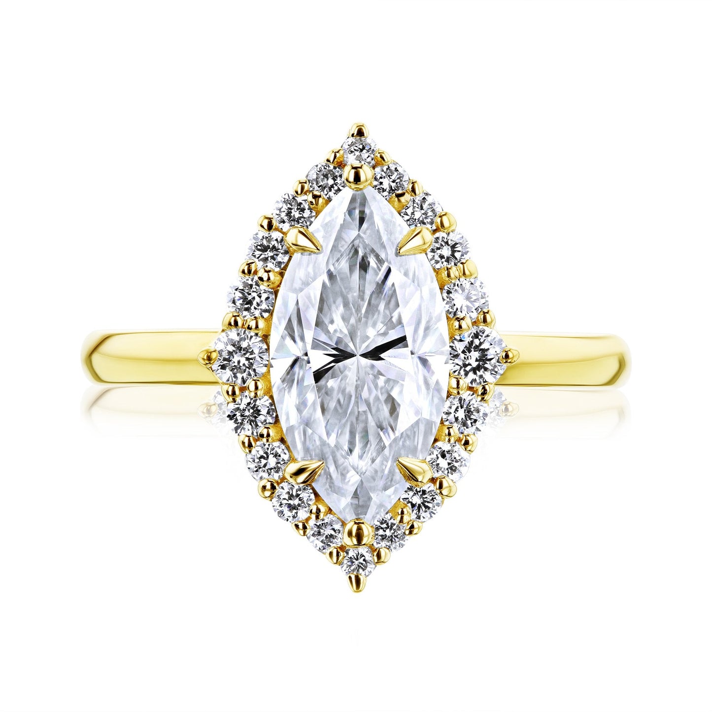 2 Carat Moissanite Margaux Ring
