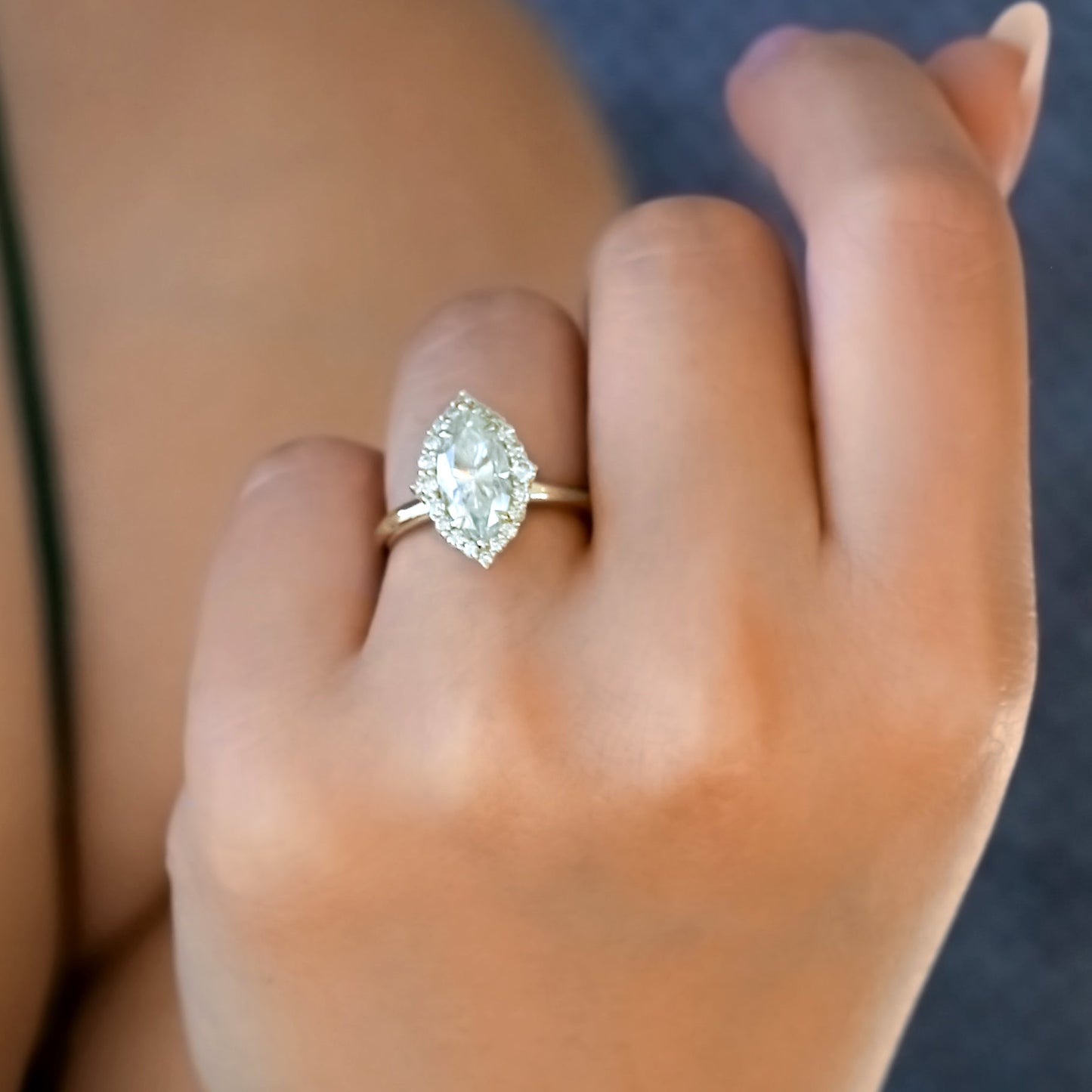 2 Carat Moissanite Margaux Ring
