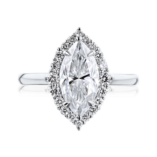 2 Carat Moissanite Margaux Ring