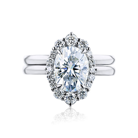 2.5 Carat Moissanite Ophelia Bridal Set