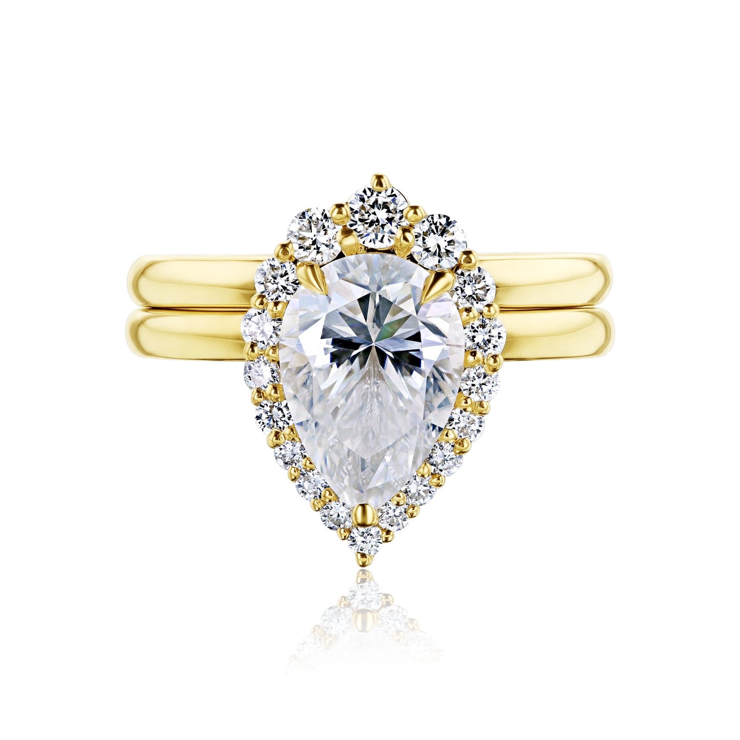 2.4 Carat Moissanite Phoebe Bridal Set