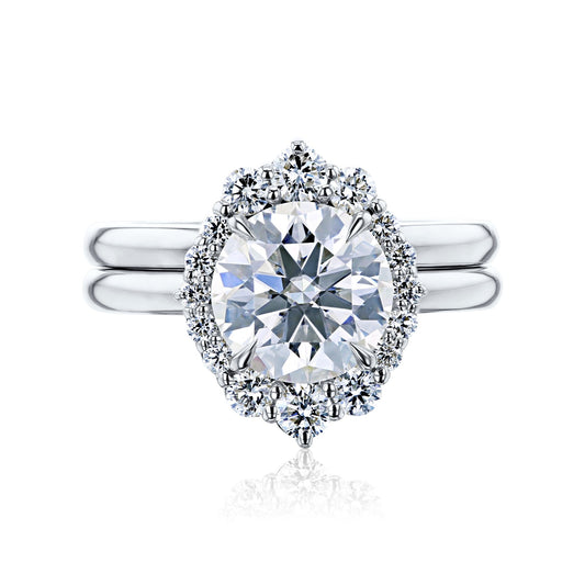 2.4 Carat Moissanite Raphaela Bridal Set