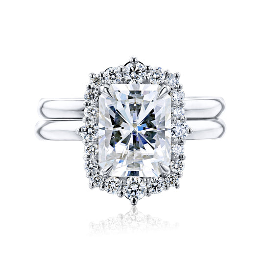 3.1 Carat Moissanite Raina Bridal Set