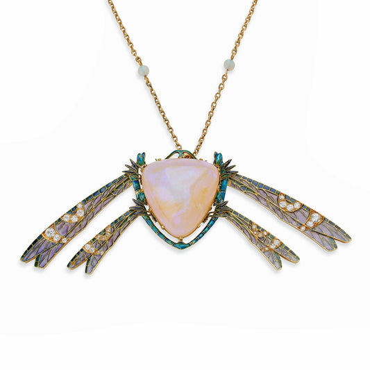 Ren¨¦ Lalique Damselflies Pendant