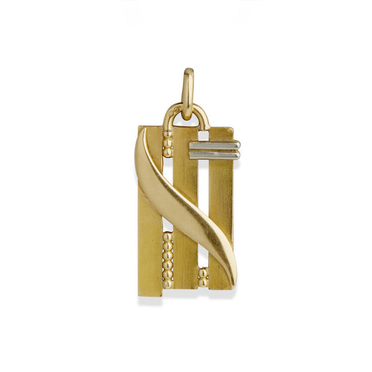 Jean Despr¨¦s Modernist 18K Gold Pendant
