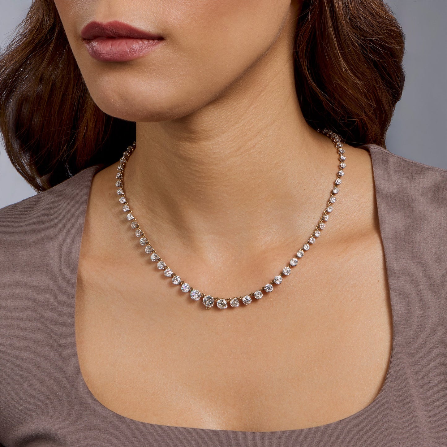 Thos. Kirkpatrick Diamond Rivi¨¨re Necklace