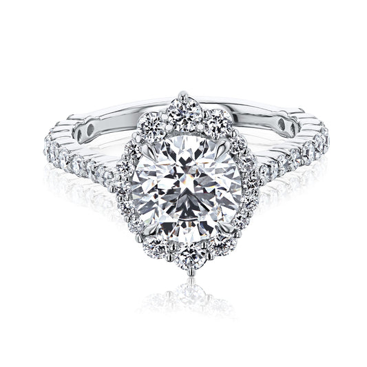 2.49 Carat Lab Grown Diamond Basilica Ring