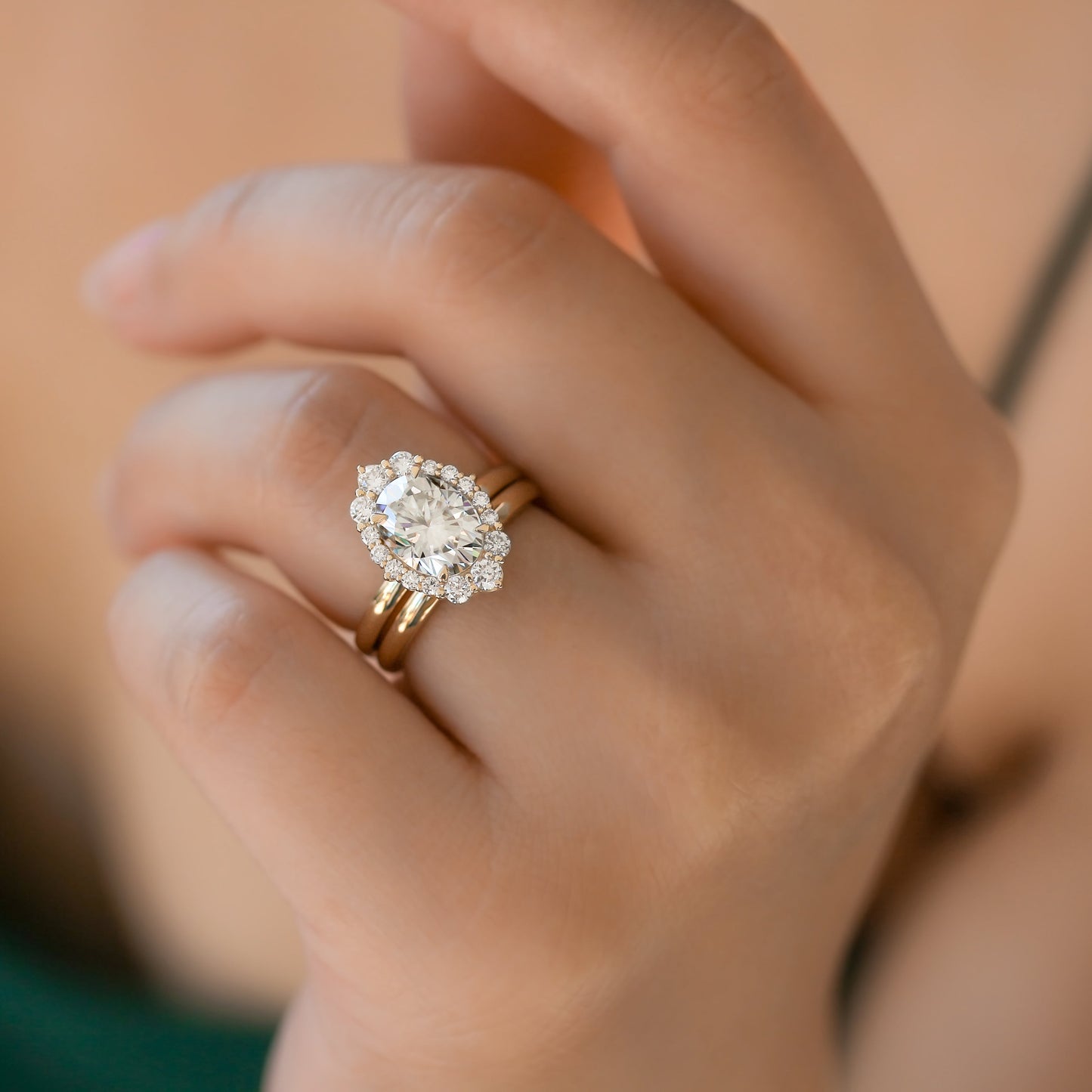 2.5 Carat Moissanite Ophelia Bridal Set