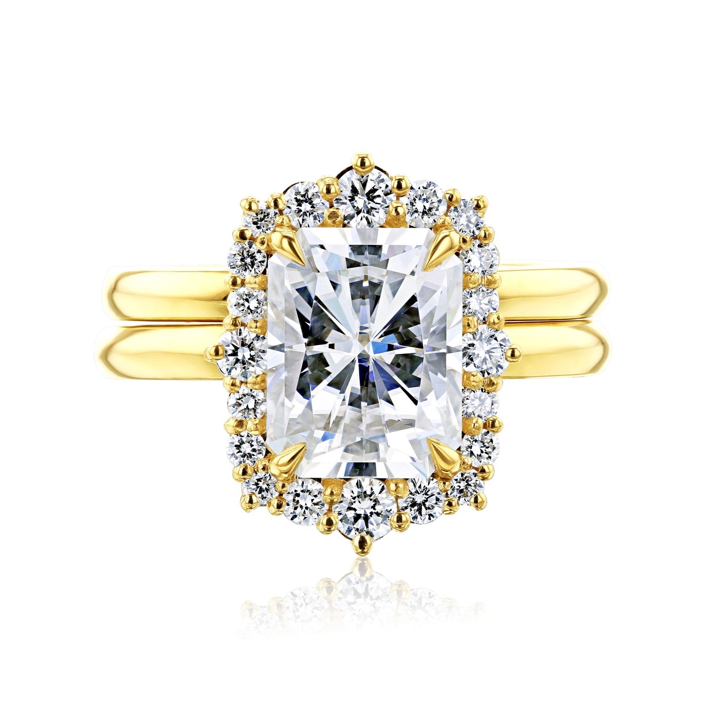 3.1 Carat Moissanite Raina Bridal Set