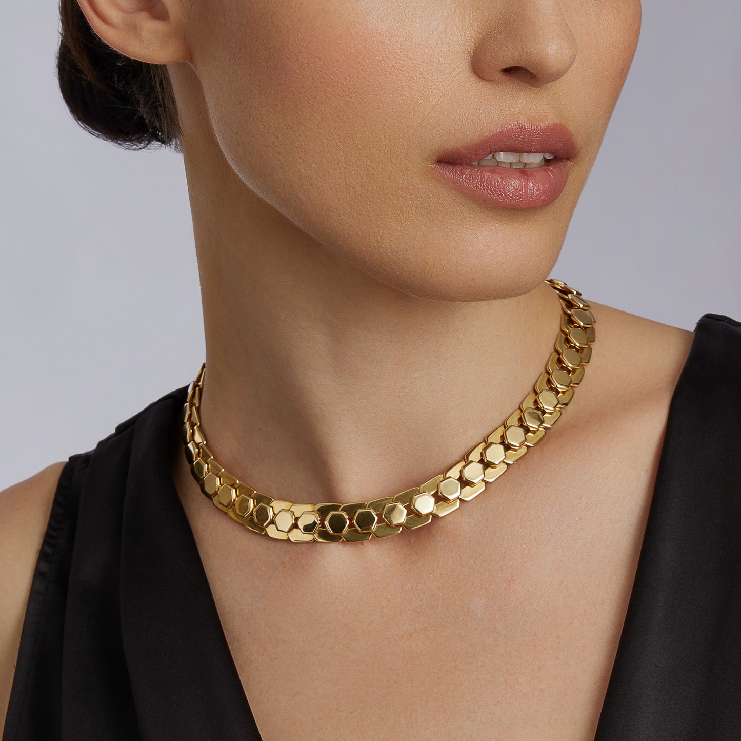 Marina B. 18K Gold Chexa Necklace