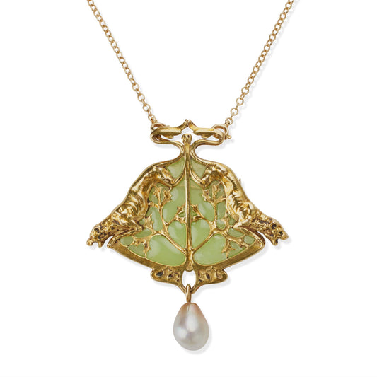 Ren¨¦ Lalique Breton Lion Pendant Brooch